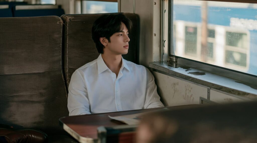 Man sitting alone and reflecting while dealing with irritability and emotional stress